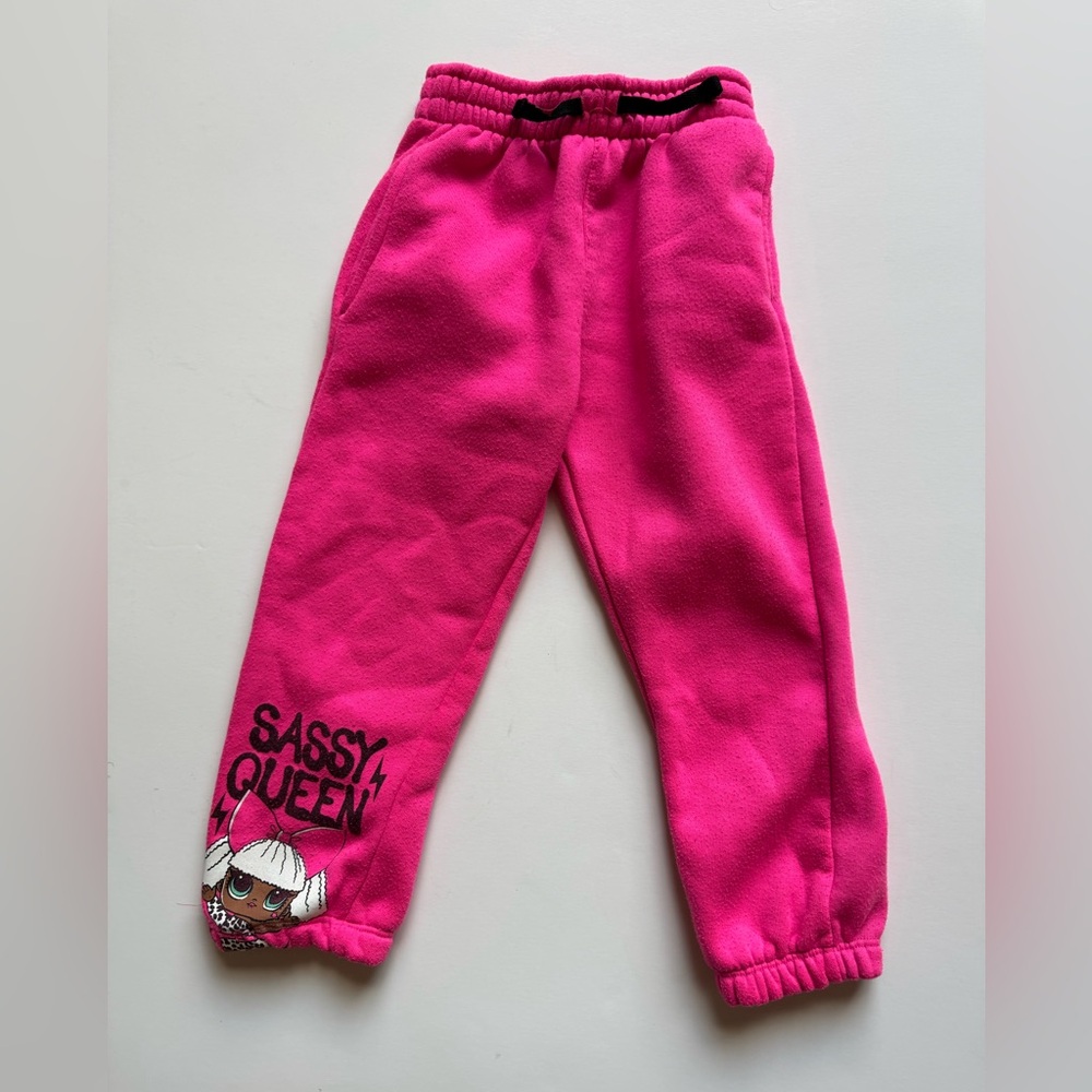 L.O.L. Surprise! Sassy Queen Pink Jogger sweatpants